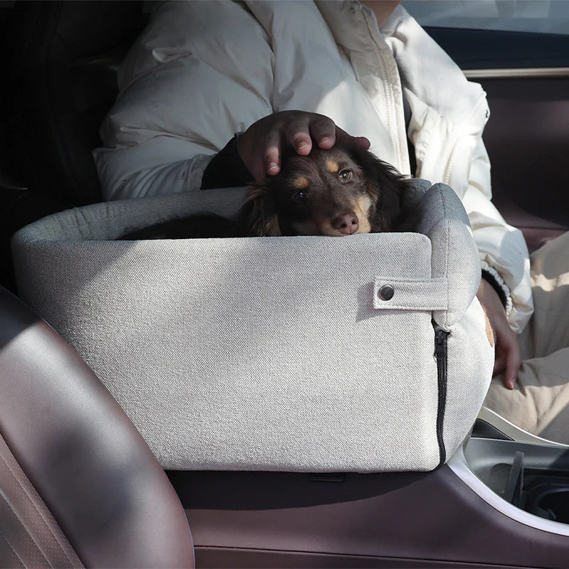 Sedile/trasportino da auto per cani e gatti – Letto portatile da viaggio sicuro per animali piccoli
