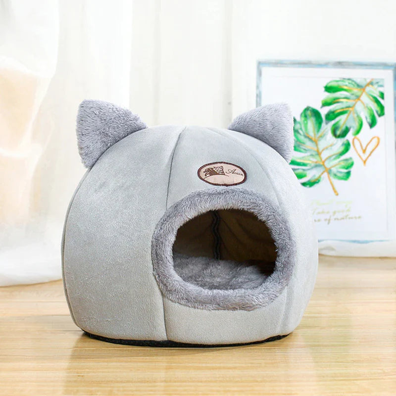 Cuccia invernale per gatti e cani piccoli – Letto a nido caldo e confortevole per un sonno profondo