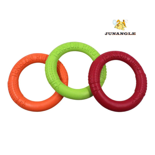 Disco volante EVA 18 cm per cani – Anello da addestramento resistente e galleggiante
