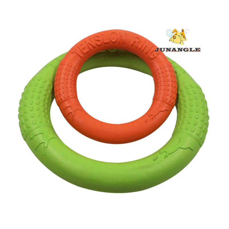Disco volante EVA 18 cm per cani – Anello da addestramento resistente e galleggiante