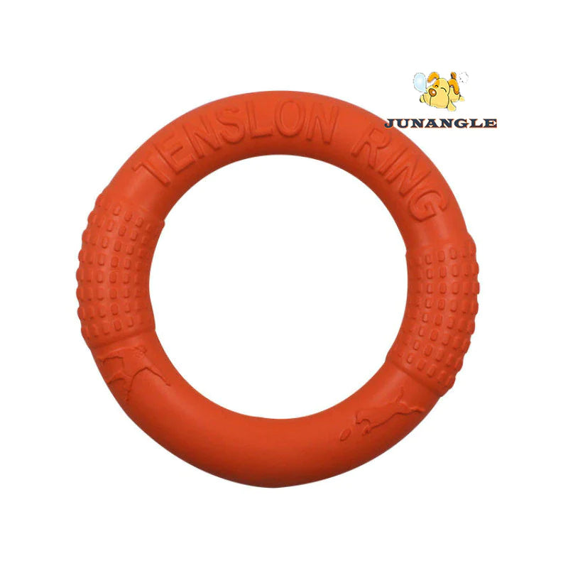 Disco volante EVA 18 cm per cani – Anello da addestramento resistente e galleggiante