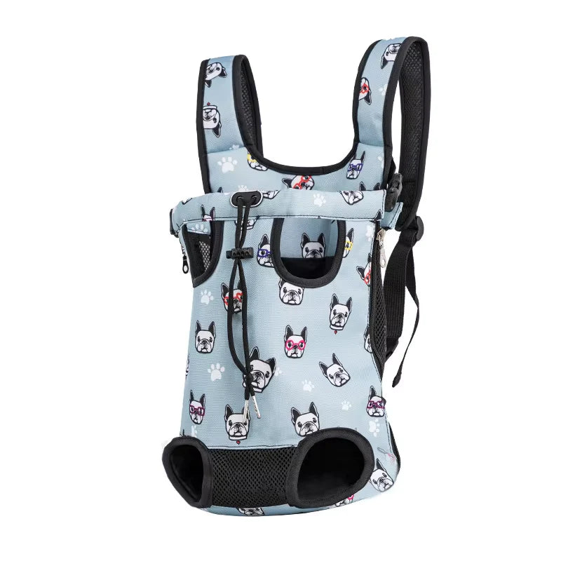 Zaino trasportino regolabile per gatti e cani – Borsa da viaggio e campeggio